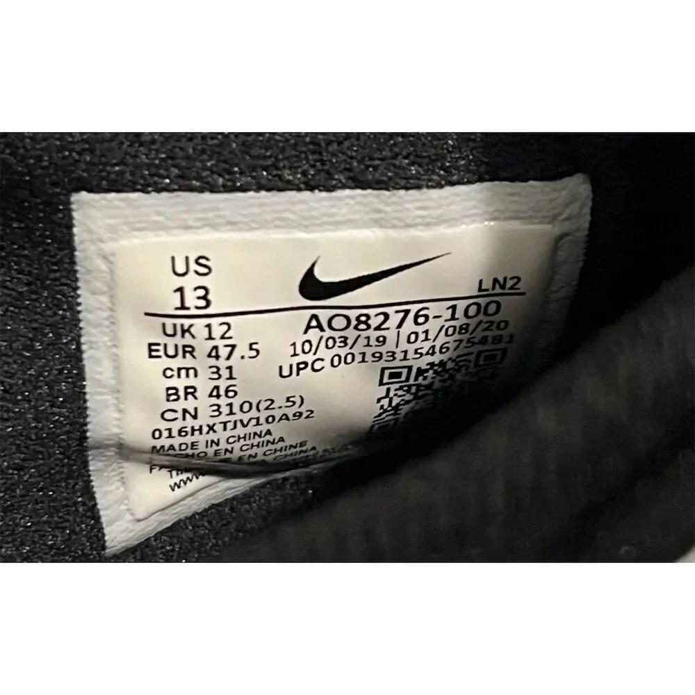 Nike Vapor Edge Elite 360 Flyknit Football Cleats Gray Size 13 Outdoor Athletic